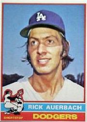 1976 Topps Baseball Cards      622     Rick Auerbach